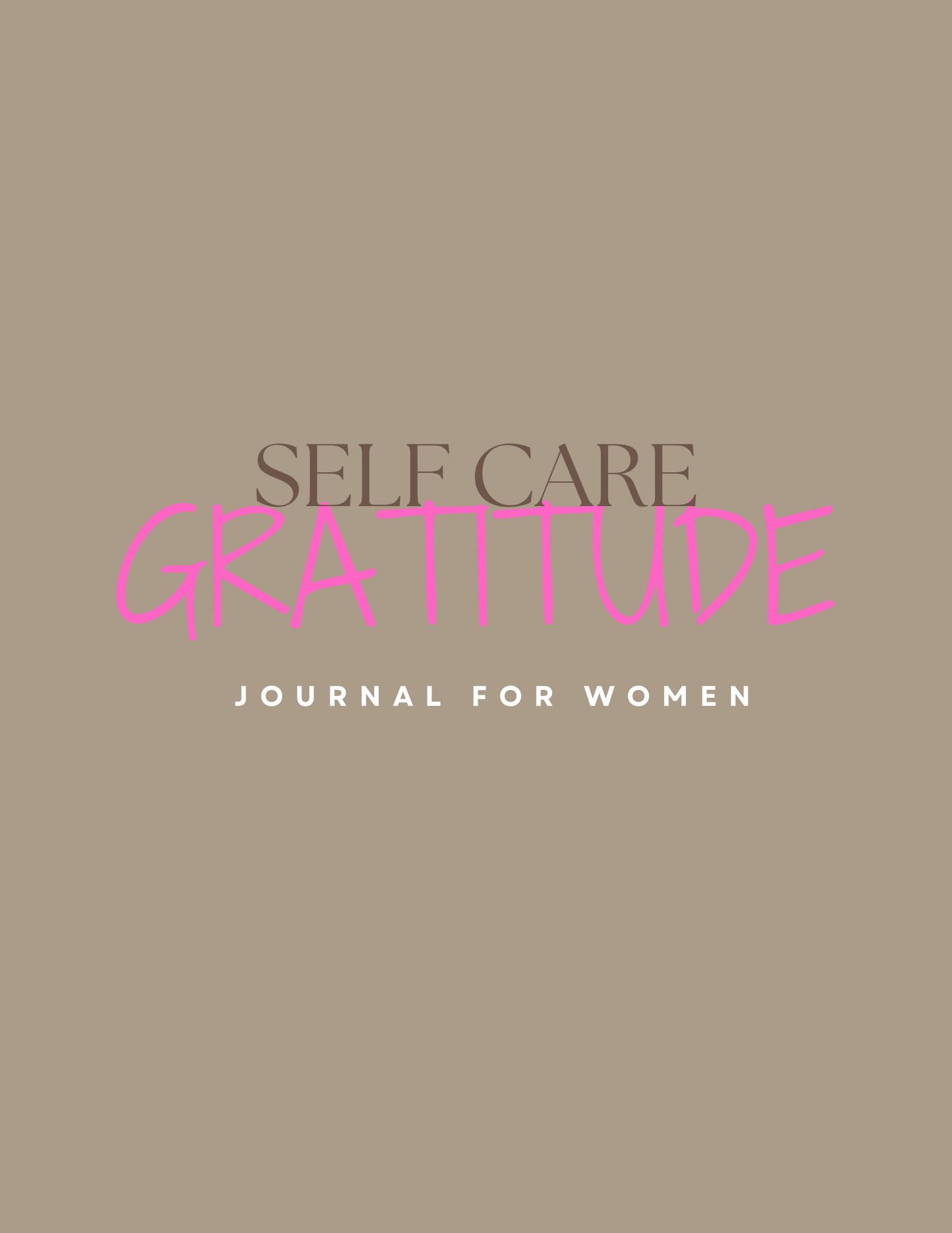 Self-Care Gratitude Journal